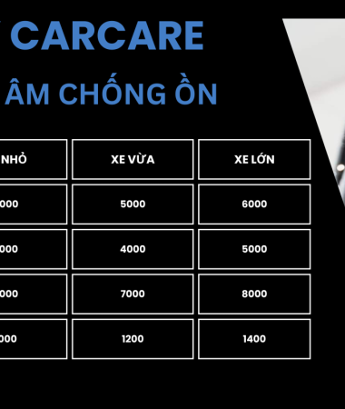 Dịch Vụ Cách Âm Chống Ồn Ô Tô Tại Huy CarCare BMT – Giải Pháp Cho Trải Nghiệm Lái Êm Ái