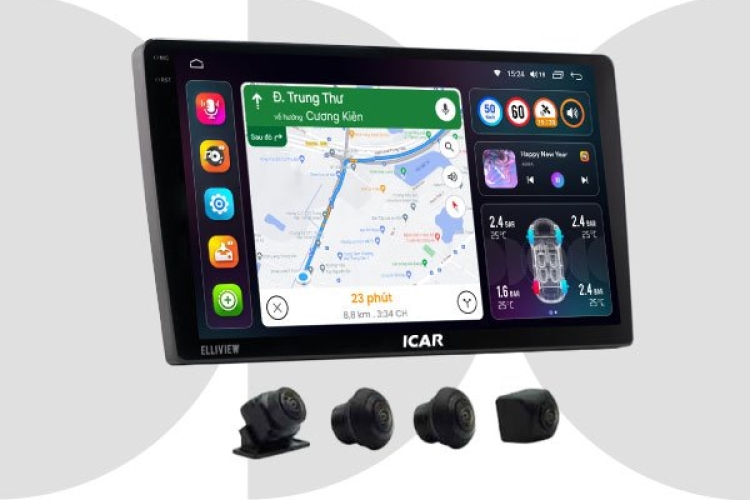 Màn hình Android 360 ICAR Elliview S5 Basic Lite